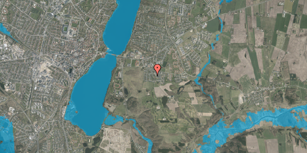 Oversvømmelsesrisiko fra vandløb på Møllevej 11B, 8800 Viborg