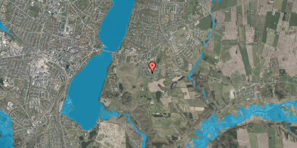 Oversvømmelsesrisiko fra vandløb på Møllevej 15, 8800 Viborg