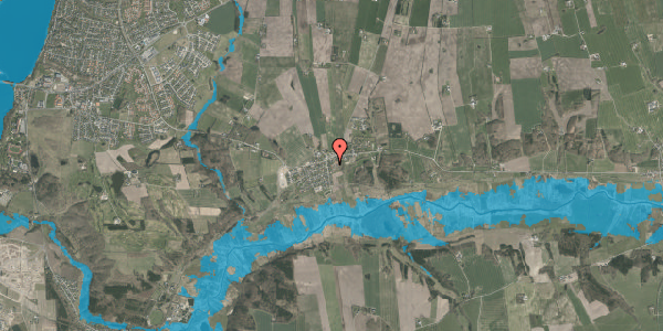 Oversvømmelsesrisiko fra vandløb på Nedertoften 4, 8800 Viborg