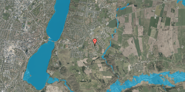 Oversvømmelsesrisiko fra vandløb på Neptunvej 39, 8800 Viborg