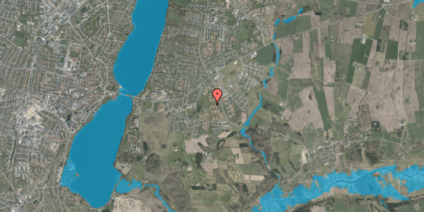 Oversvømmelsesrisiko fra vandløb på Neptunvej 69, 8800 Viborg