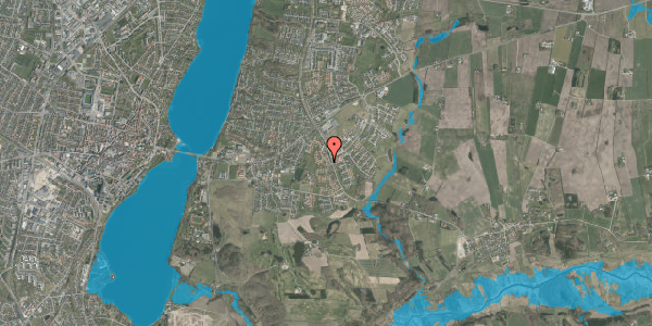 Oversvømmelsesrisiko fra vandløb på Neptunvej 84, 8800 Viborg