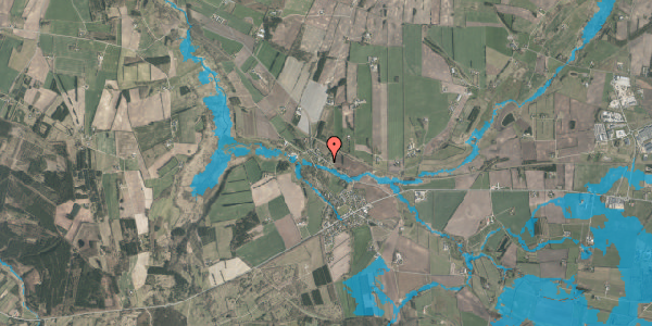 Oversvømmelsesrisiko fra vandløb på Nybrovej 3, 8800 Viborg