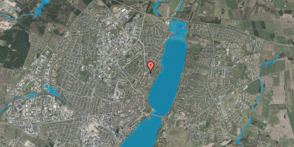 Oversvømmelsesrisiko fra vandløb på Nørremøllevej 2B, 8800 Viborg