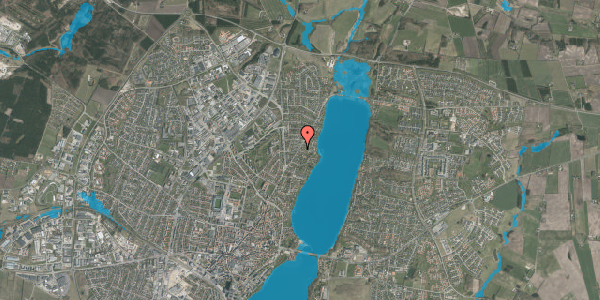 Oversvømmelsesrisiko fra vandløb på Nørremøllevej 32, 8800 Viborg