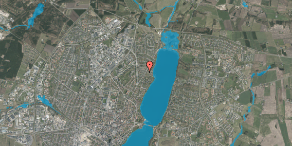 Oversvømmelsesrisiko fra vandløb på Nørremøllevej 40, 8800 Viborg