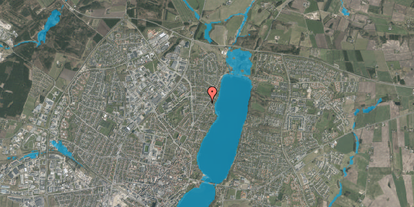Oversvømmelsesrisiko fra vandløb på Nørremøllevej 43D, 1. , 8800 Viborg