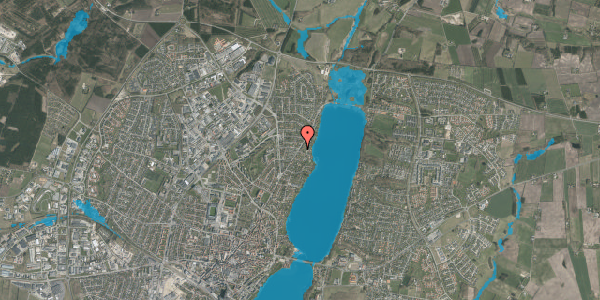 Oversvømmelsesrisiko fra vandløb på Nørremøllevej 46, 8800 Viborg