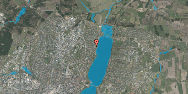 Oversvømmelsesrisiko fra vandløb på Nørremøllevej 57, 8800 Viborg