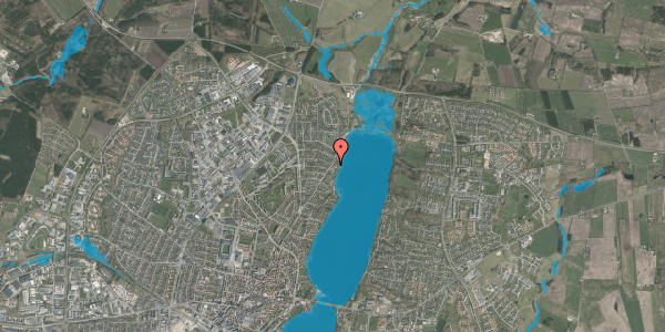 Oversvømmelsesrisiko fra vandløb på Nørremøllevej 70, 8800 Viborg