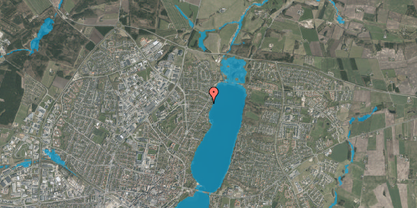 Oversvømmelsesrisiko fra vandløb på Nørremøllevej 74, 8800 Viborg