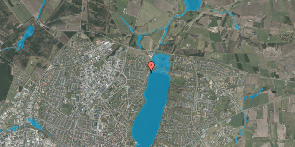 Oversvømmelsesrisiko fra vandløb på Nørremøllevej 99, 8800 Viborg