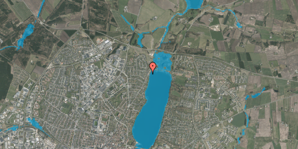 Oversvømmelsesrisiko fra vandløb på Nørremøllevej 106, 8800 Viborg