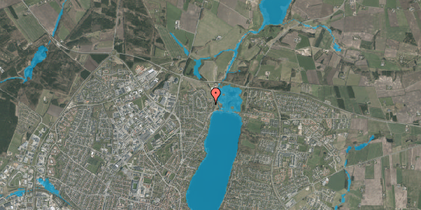 Oversvømmelsesrisiko fra vandløb på Nørremøllevej Nord 15, 8800 Viborg