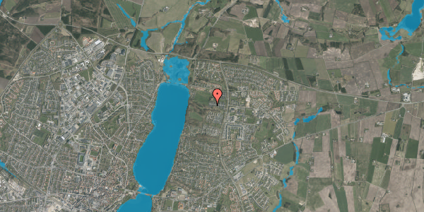 Oversvømmelsesrisiko fra vandløb på Nørresøbakken 75, 8800 Viborg