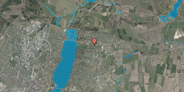 Oversvømmelsesrisiko fra vandløb på Nørresøbakken 104, 8800 Viborg