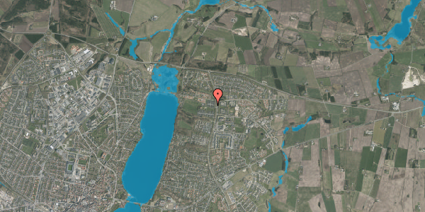 Oversvømmelsesrisiko fra vandløb på Nørresøbakken 106, 8800 Viborg