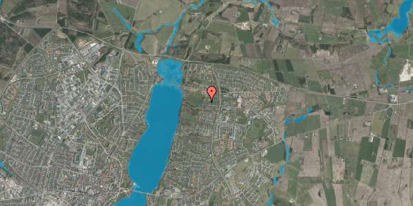 Oversvømmelsesrisiko fra vandløb på Nørresøbakken 135, 8800 Viborg