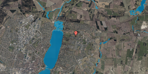 Oversvømmelsesrisiko fra vandløb på Nørresøbakken 171, 8800 Viborg