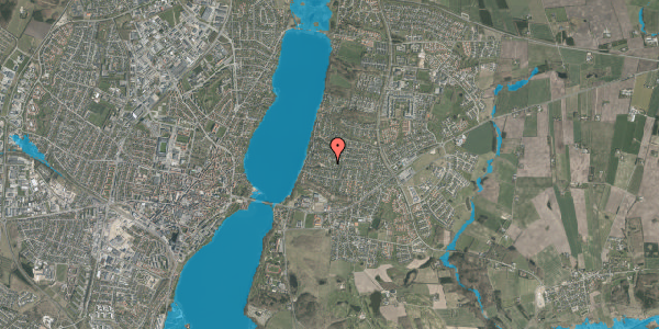 Oversvømmelsesrisiko fra vandløb på Nørresøhøjen 11, 8800 Viborg