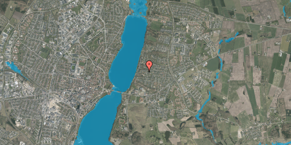 Oversvømmelsesrisiko fra vandløb på Nørresøhøjen 15, 8800 Viborg