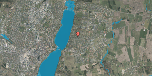 Oversvømmelsesrisiko fra vandløb på Nørresøhøjen 23, 8800 Viborg