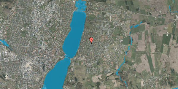 Oversvømmelsesrisiko fra vandløb på Nørresøhøjen 29, 8800 Viborg