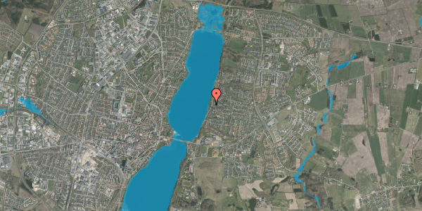 Oversvømmelsesrisiko fra vandløb på Nørresøvej 9A, 8800 Viborg