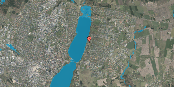 Oversvømmelsesrisiko fra vandløb på Nørresøvej 21, 8800 Viborg