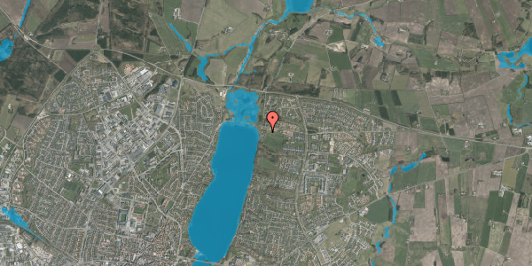 Oversvømmelsesrisiko fra vandløb på Nørresøvej Nord 15, 8800 Viborg