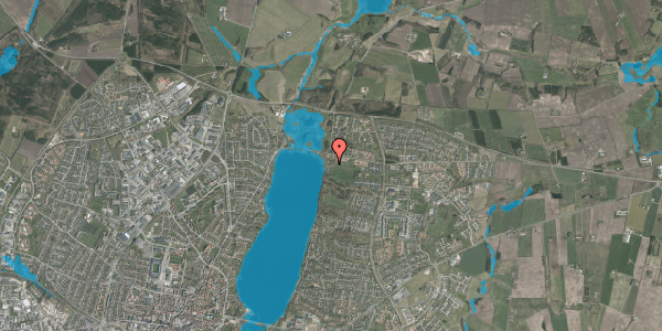 Oversvømmelsesrisiko fra vandløb på Nørresøvej Nord 23, 8800 Viborg