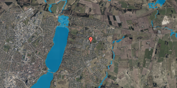 Oversvømmelsesrisiko fra vandløb på Odshøjvej 22, 1. mf, 8800 Viborg
