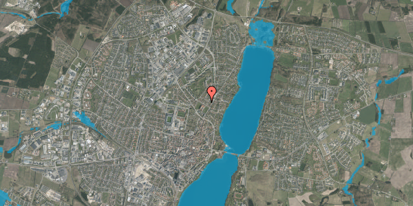 Oversvømmelsesrisiko fra vandløb på Sct. Olufs Bakke 10, 8800 Viborg