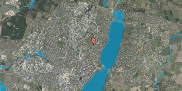 Oversvømmelsesrisiko fra vandløb på Sct. Olufs Bakke 44, 8800 Viborg