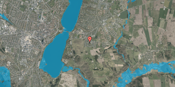 Oversvømmelsesrisiko fra vandløb på Overgårdsvej 10, 8800 Viborg