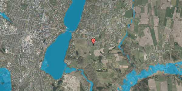 Oversvømmelsesrisiko fra vandløb på Overgårdsvej 16, 8800 Viborg
