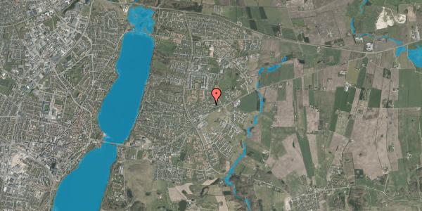 Oversvømmelsesrisiko fra vandløb på Plejlen 10, 8800 Viborg