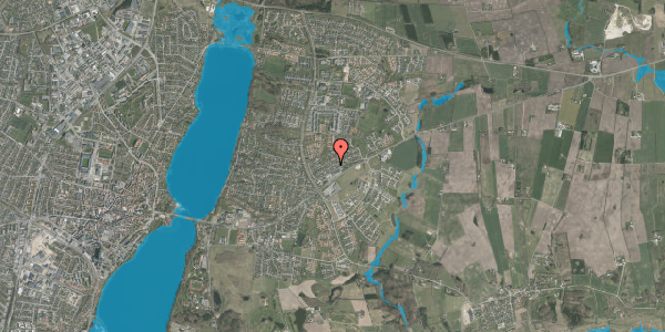 Oversvømmelsesrisiko fra vandløb på Plejlen 23, 8800 Viborg