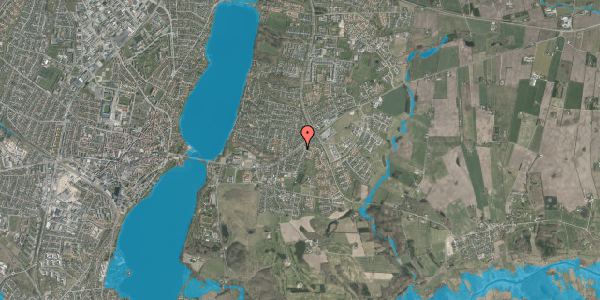 Oversvømmelsesrisiko fra vandløb på Randersvej 44, 8800 Viborg