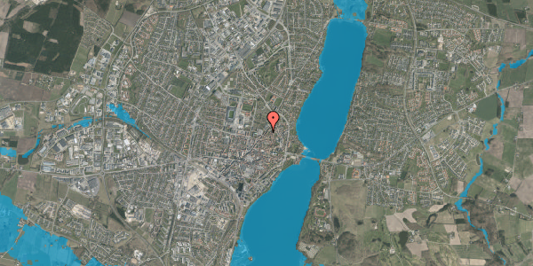 Oversvømmelsesrisiko fra vandløb på Reberbanen 16, 1. th, 8800 Viborg