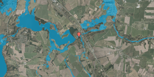 Oversvømmelsesrisiko fra vandløb på Rindsholmvej 106, 8800 Viborg