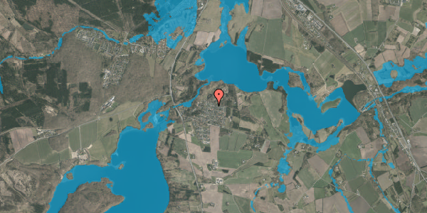 Oversvømmelsesrisiko fra vandløb på Rosenstien 15, 8800 Viborg