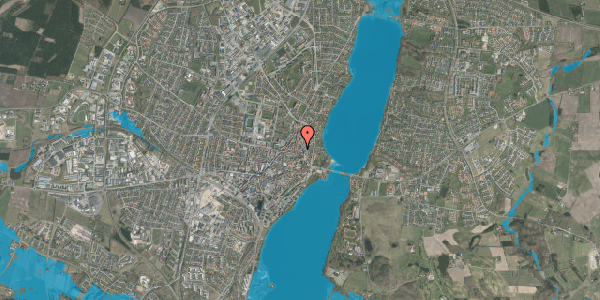 Oversvømmelsesrisiko fra vandløb på Rosenstræde 9B, 8800 Viborg