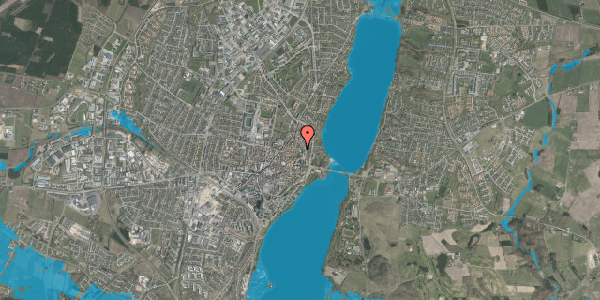 Oversvømmelsesrisiko fra vandløb på Rosenstræde 9E, 8800 Viborg