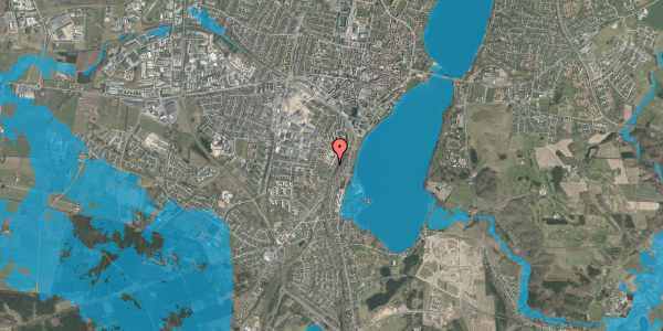 Oversvømmelsesrisiko fra vandløb på Rosenvænget 5, 8800 Viborg