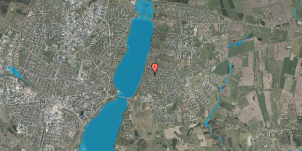 Oversvømmelsesrisiko fra vandløb på Rughøjen 3, 8800 Viborg