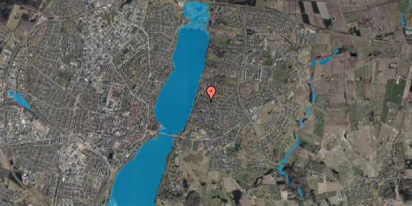 Oversvømmelsesrisiko fra vandløb på Rughøjen 4, 8800 Viborg