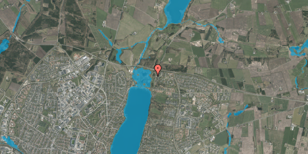 Oversvømmelsesrisiko fra vandløb på Røddingvej 1, 8800 Viborg