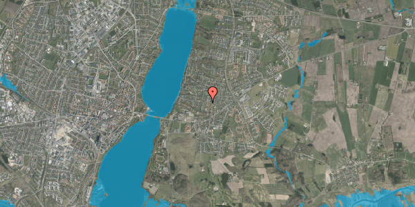 Oversvømmelsesrisiko fra vandløb på Rørhøjen 2, 8800 Viborg
