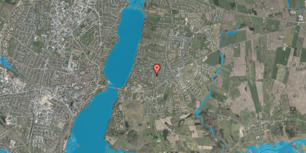 Oversvømmelsesrisiko fra vandløb på Rådyrhøjen 2, 8800 Viborg